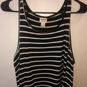 B&W Tank Top Dress